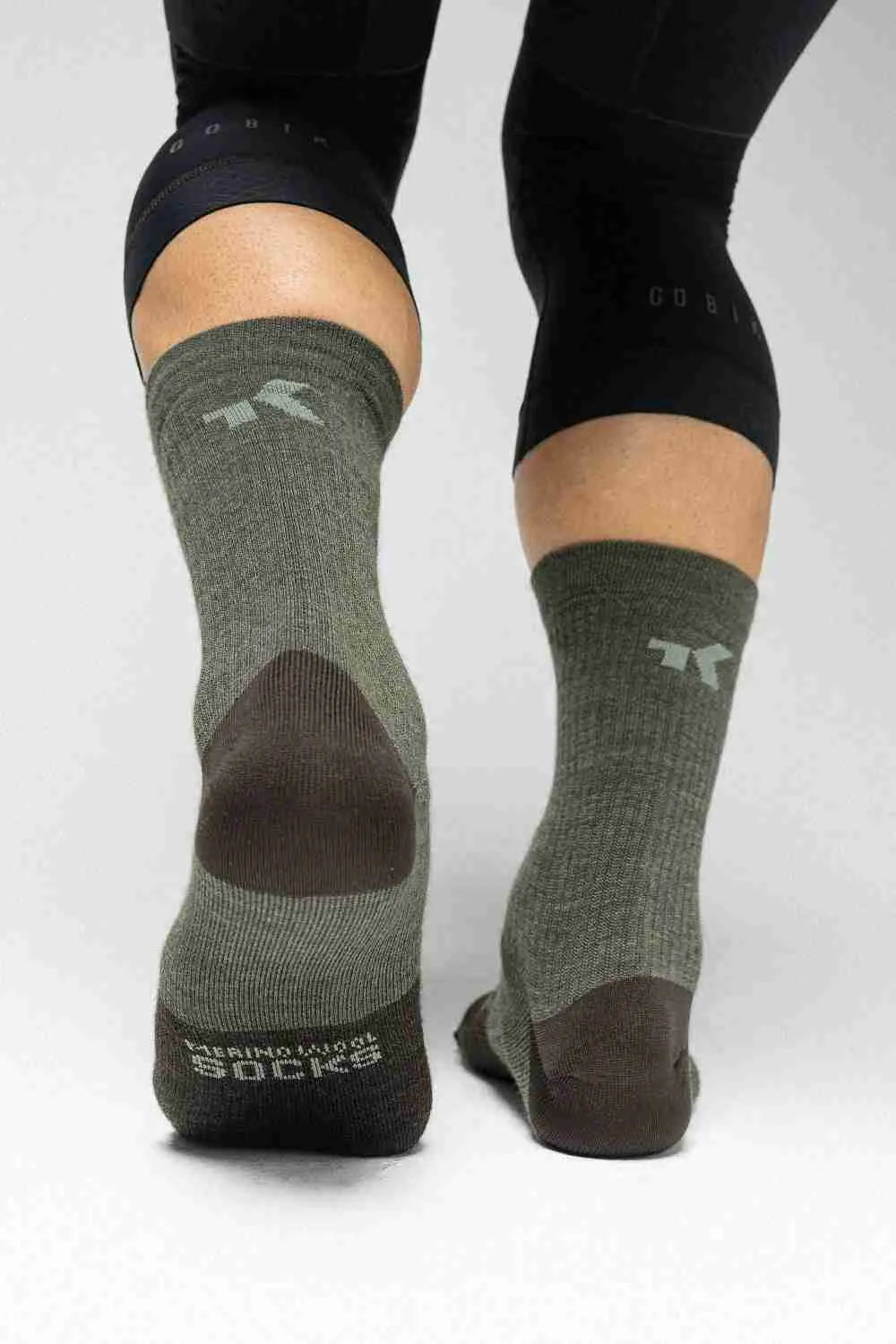 Calcetines Winter Merino Unisex Olive - Imagen 2