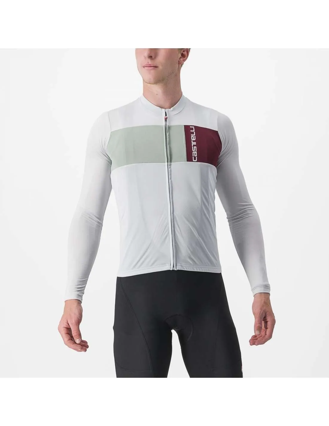 Maillot Prologo 7 m/l Gr plt/Vrd Defender