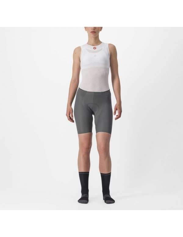 Short Free Aero Race Women Gris Gunmetal