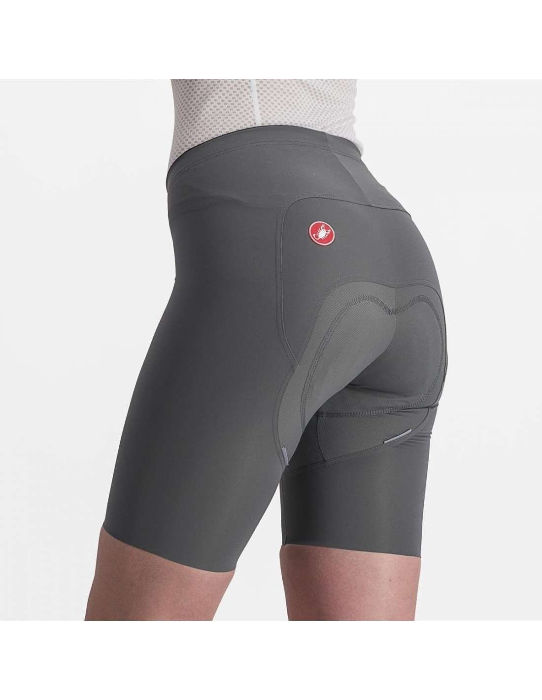 Short Free Aero Race Women Gris Gunmetal - Imagen 3