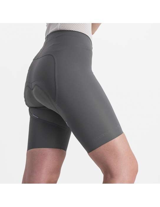 Short Free Aero Race Women Gris Gunmetal - Imagen 5