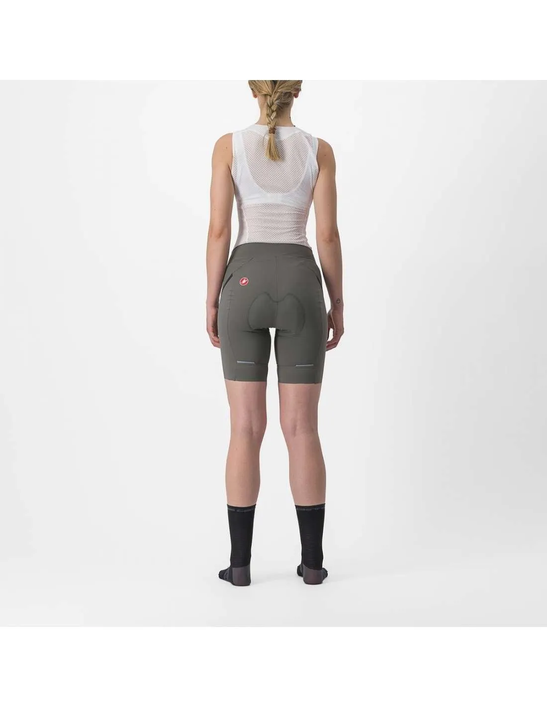 Short Velocissima 3 Women Gris Gunmetal/Gris Oscuro Short Velocissima 3 Women Gris Gunmetal/Gris Oscuro - Imagen 2