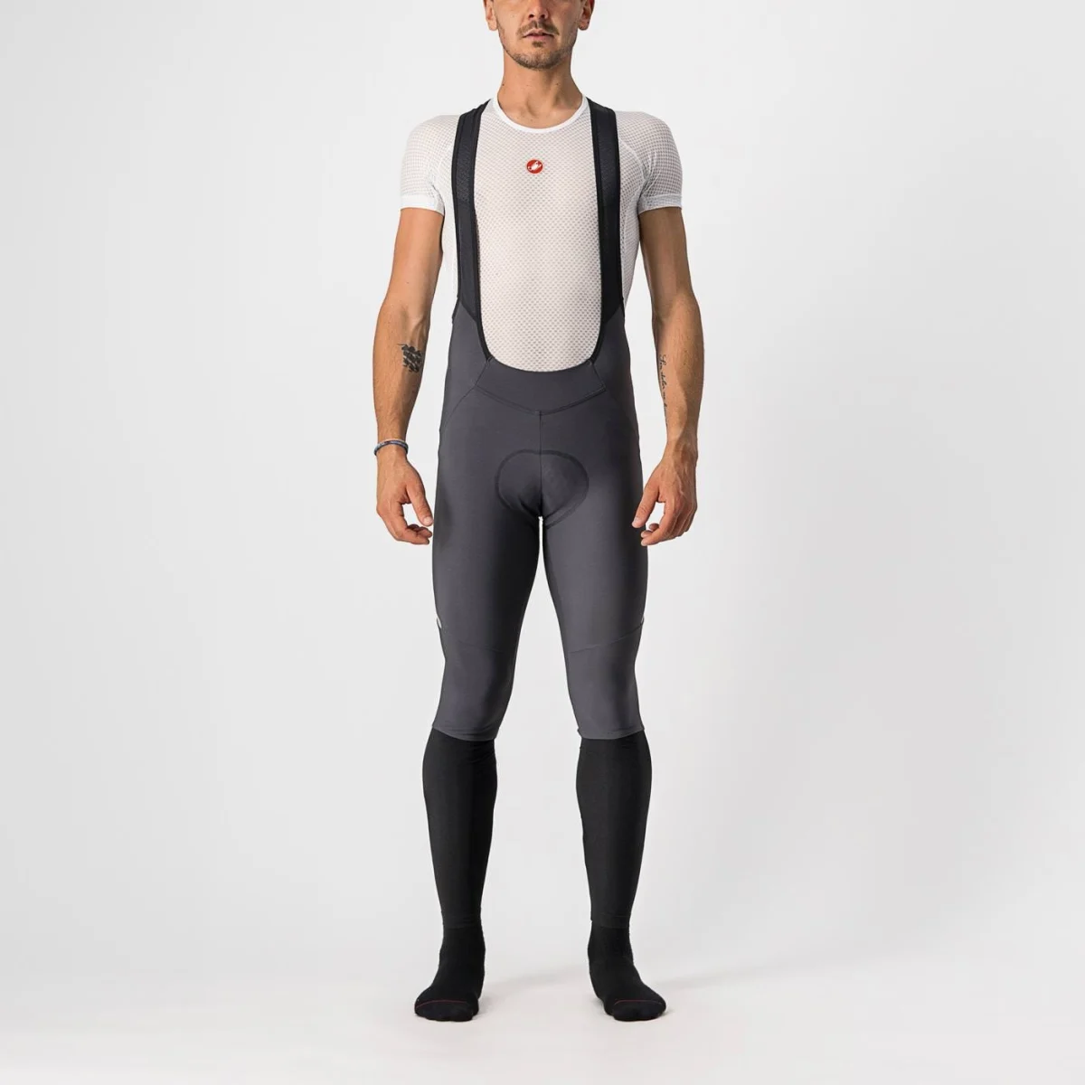 Pantalón Castelli Velocissimo 5 Gris Oscuro/Plata Reflex Pantalón Castelli Velocissimo 5 Gris Oscuro/Plata Reflex