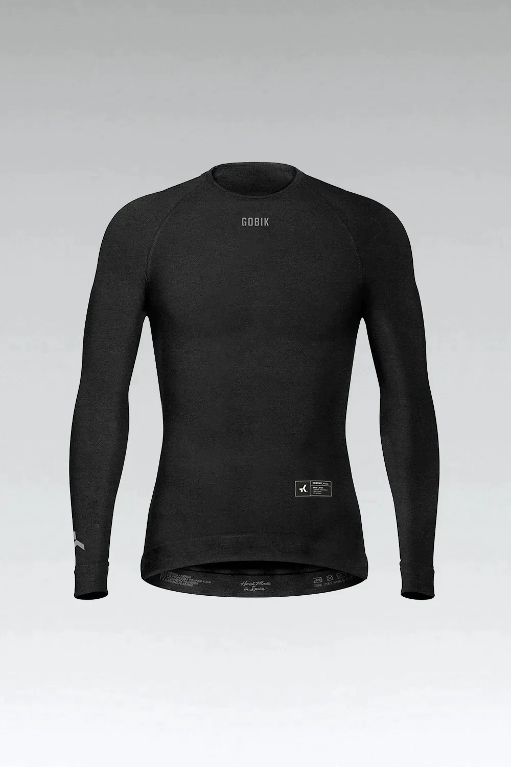 Camiseta Interior Manga Larga Winter Merino Hombre Coal Camiseta Interior Manga Larga Winter Merino Hombre Coal