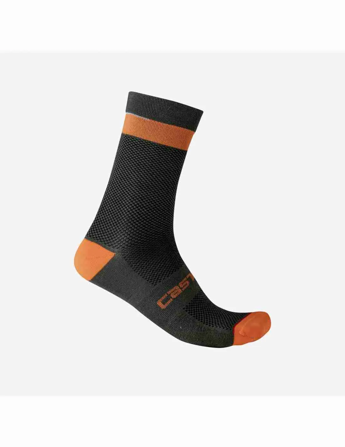 Calcetines Alpha 18 Verde Militar/Rojo Fiery