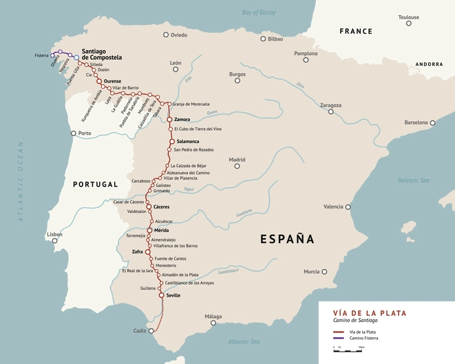 camino de la plata