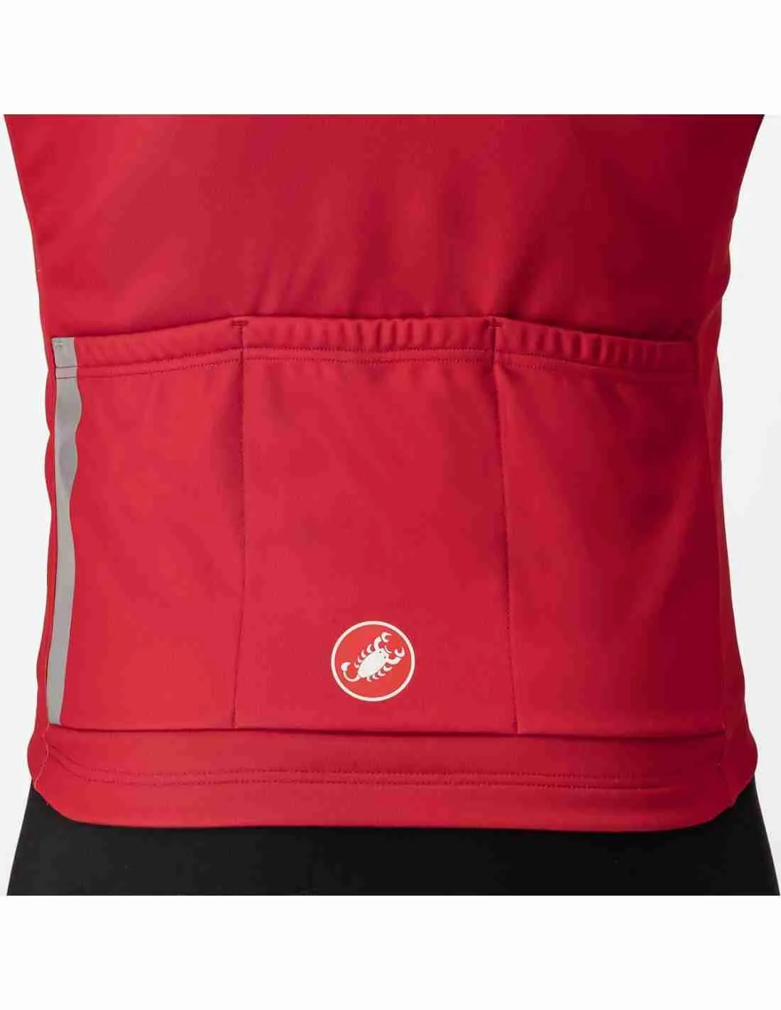 Maillot Entrata Thermal Rojo/Plata - Imagen 3