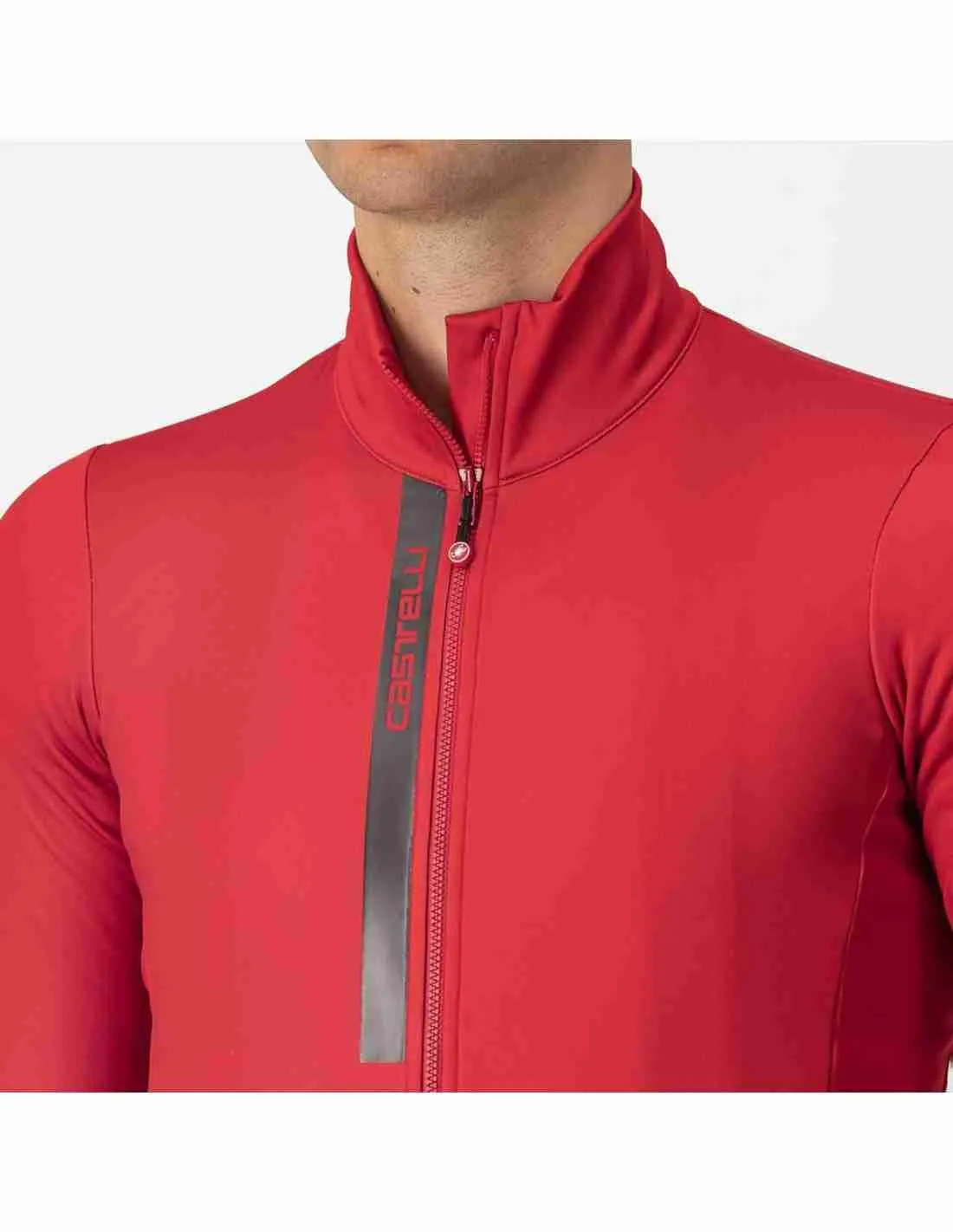 Maillot Entrata Thermal Rojo/Plata - Imagen 4