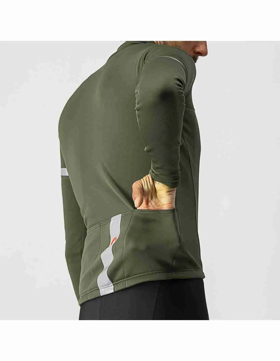 Maillot Fondo 2 FZ Vrd Milit/Pt Reflex - Imagen 3